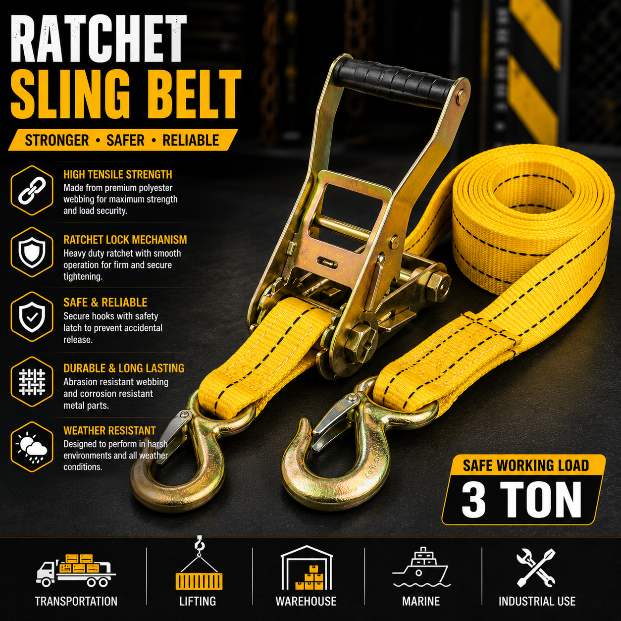 Ratchet Belt 3 Ton