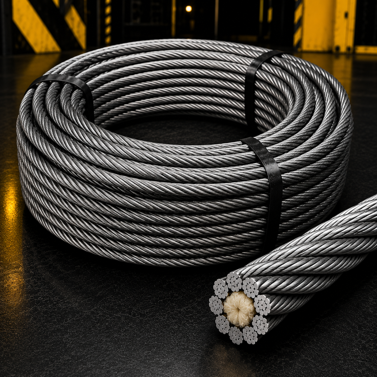 Wire Rope 16mm Fiber Core – 500 Mtr