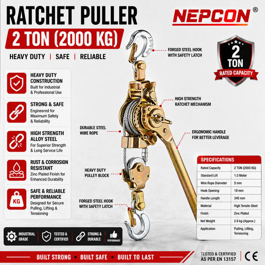 Ratchet Puller 2 Ton