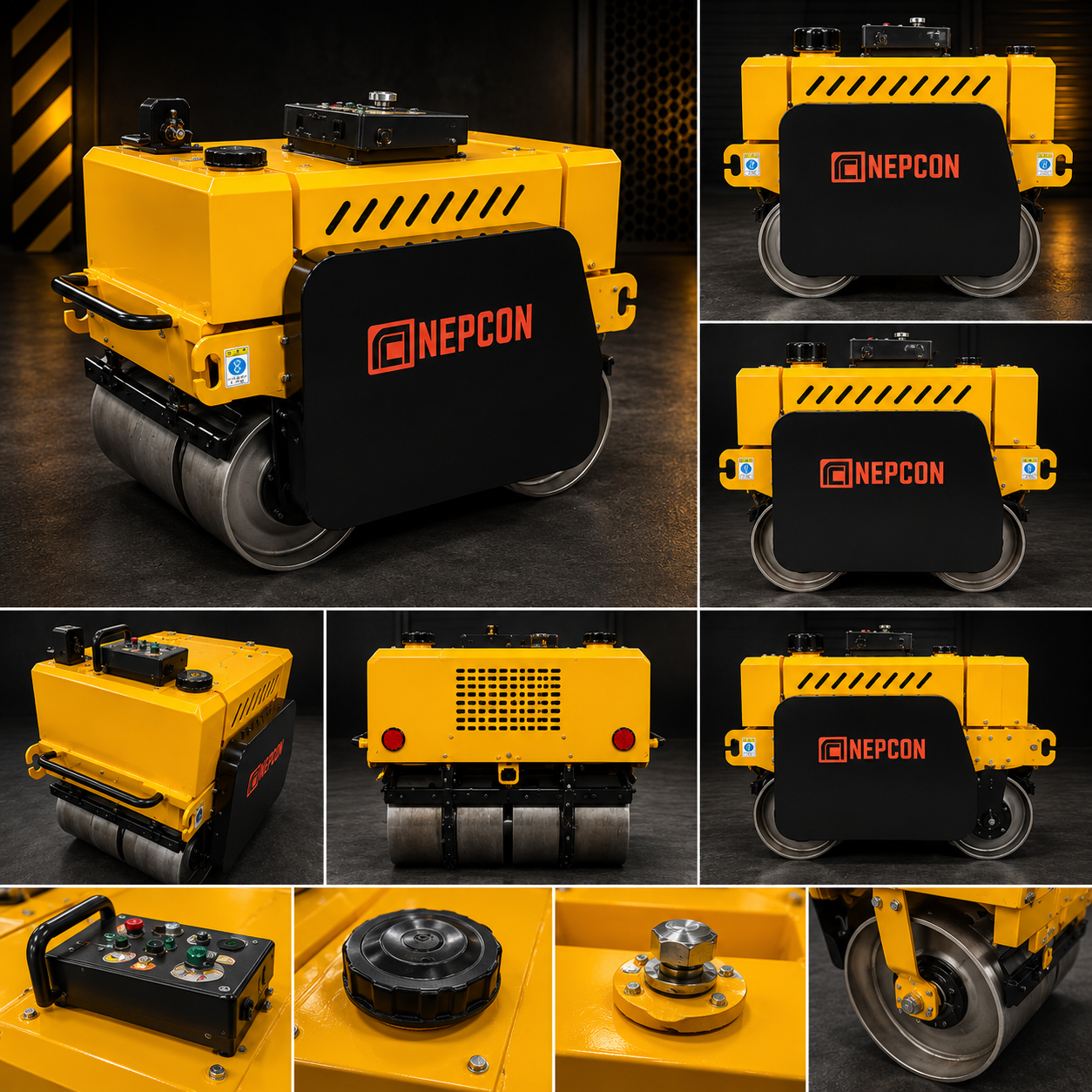 Nepcon Double Drum Road Roller