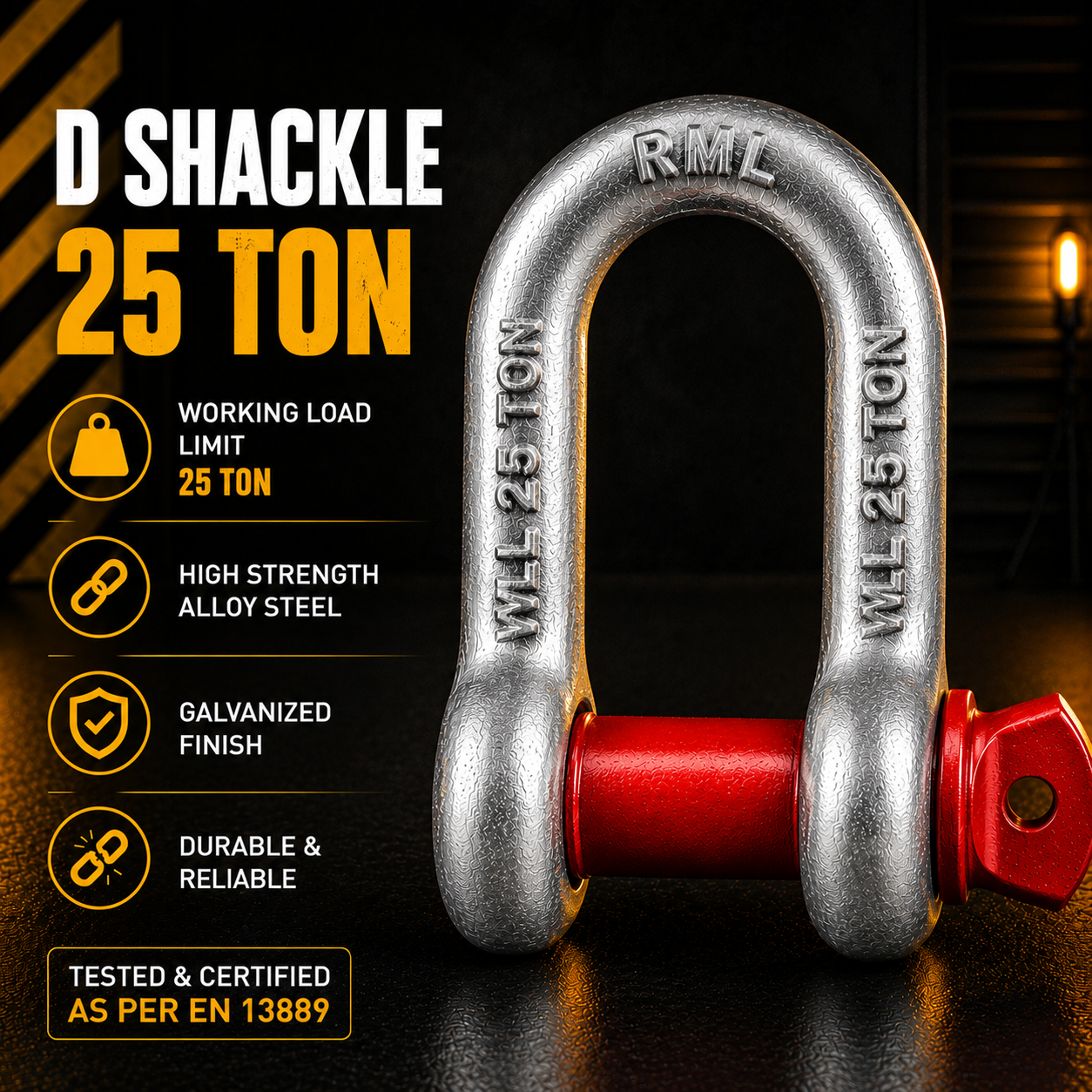 D Shackle 25 Ton