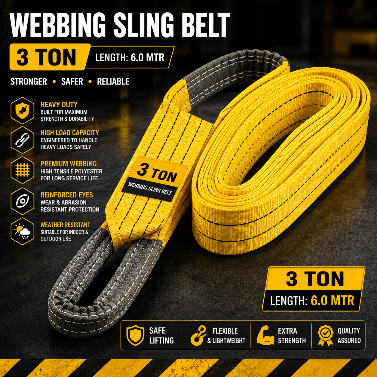 Webbing Sling Belt 3T x 6M