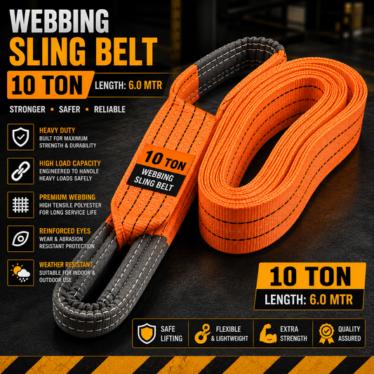 10 Ton Web Sling Belt 6M