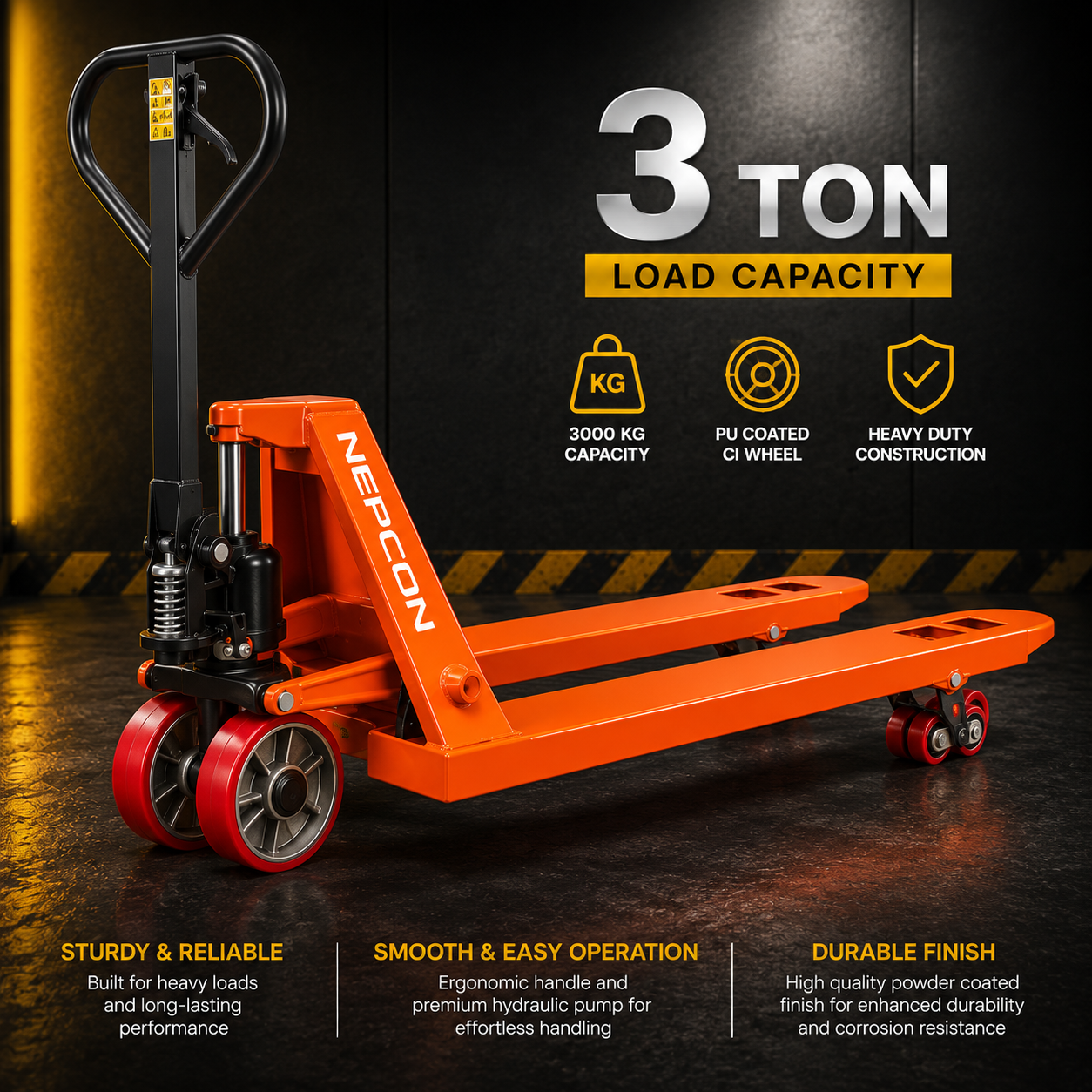 Hand Pallet Truck – 3 Ton